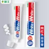 Imported Lion King white Stain-Removing and Brightening Toothpaste 150g, preventing cavities, freshening breath, removing yellow stains and tooth stains details Picture